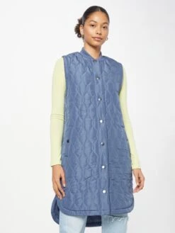 Kaffe Bodywarmers Bodywarmer Dames Duifblauw -Kaffe Verkoopwinkel d35e0715cb5ea59c0f33bf38cf41b00d