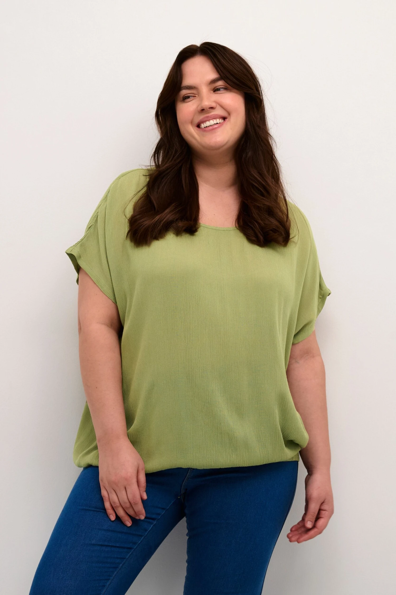 Blouses Met Korte Mouw Blouse Ami Dames Appel 2 Blouses Met Korte Mouw Blouse Ami Dames Appel - Afbeelding 2