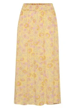 Kaffe Kaisolde Amber - Maxirok - Yellow Lupine Feather Flower -Kaffe Verkoopwinkel d5cb33fba4104219886a63f2f35c4cfe