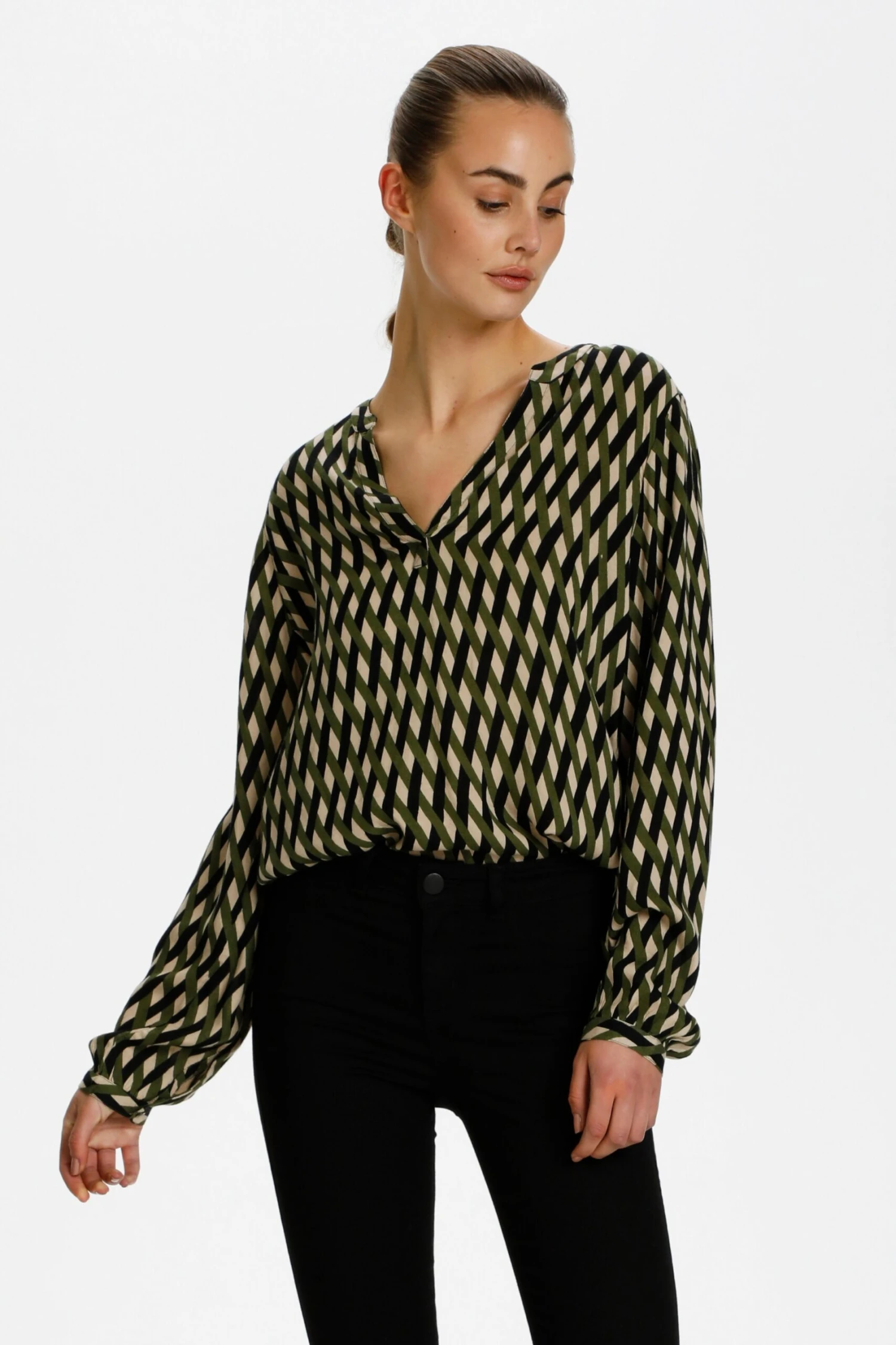 Kaffe Blouseshirts Blouse Ajana Dames Beige 2 Kaffe Blouseshirts Blouse Ajana Dames Beige - Afbeelding 2