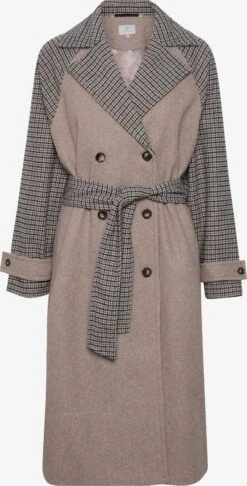 Kaffe Tussenmantels Tussenmantel Zizo Dames Beige Gemêleerd