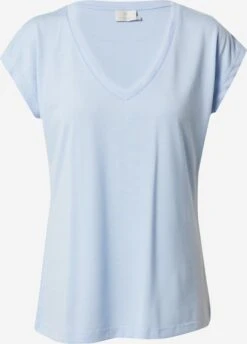 Kaffe T-shirts Shirt Alise Dames Pastelblauw
