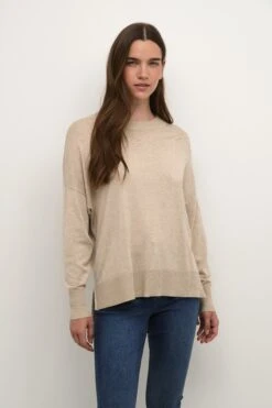 Kaffe Bpalona- Trui - Feather Gray Melange