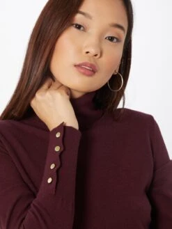 Kaffe Coltruien Trui Kaloretta Dames Bordeaux -Kaffe Verkoopwinkel da9859c96f46858f727d4bf408efa963