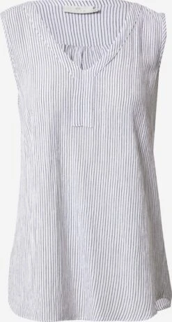 Kaffe Mouwloze Shirts Top Amber Dames Wit