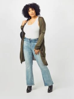 Vesten Gebreid Vest Sandy Dames Olijfgroen -Kaffe Verkoopwinkel dbd74b7c6658f36886f77314feede642