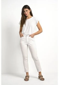 Kaffe Zelina - Jeans Skinny Fit - Chalk