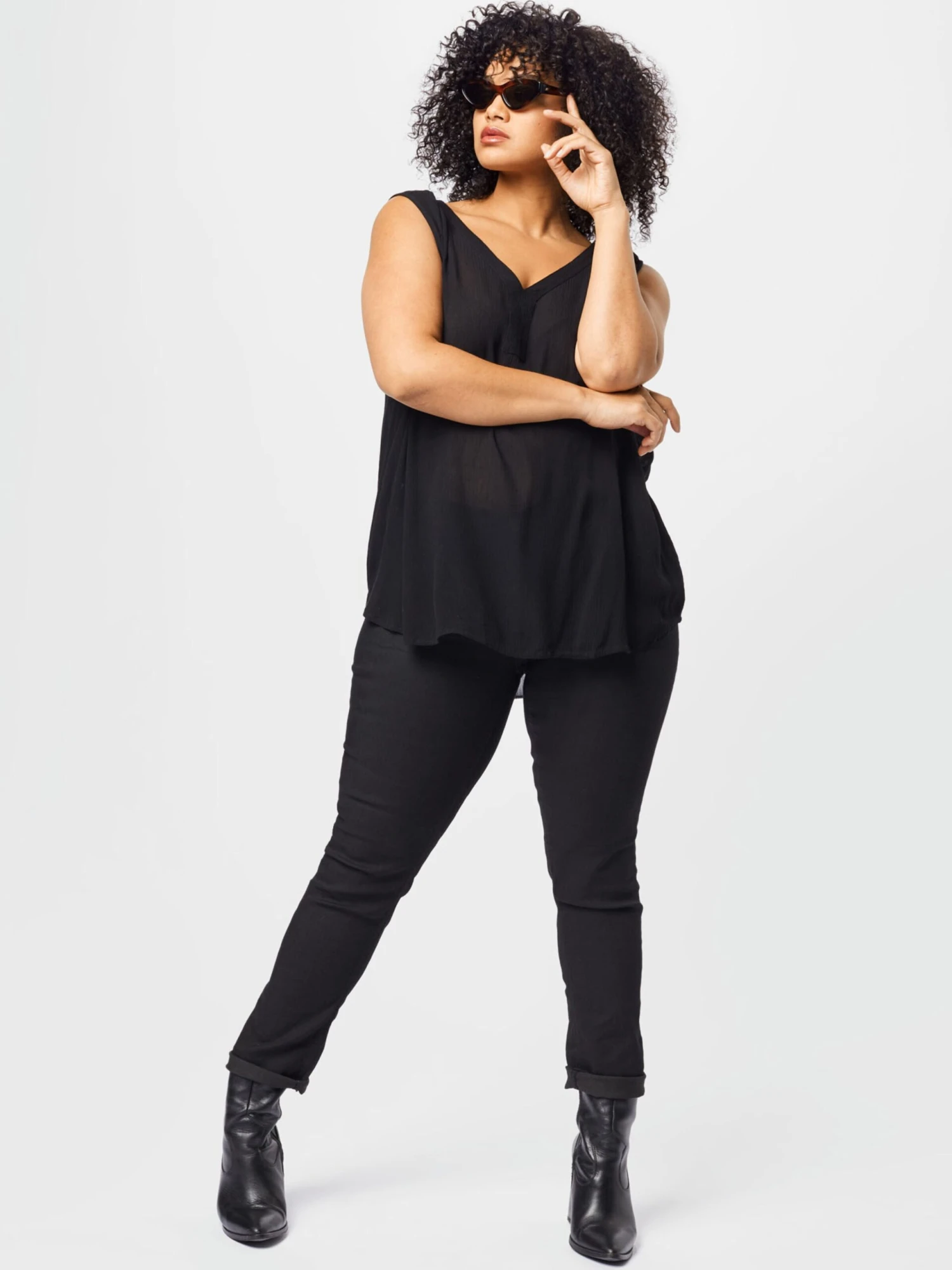 Blouse Tops Blouse Ami Dames Zwart 5 Blouse Tops Blouse Ami Dames Zwart - Afbeelding 5