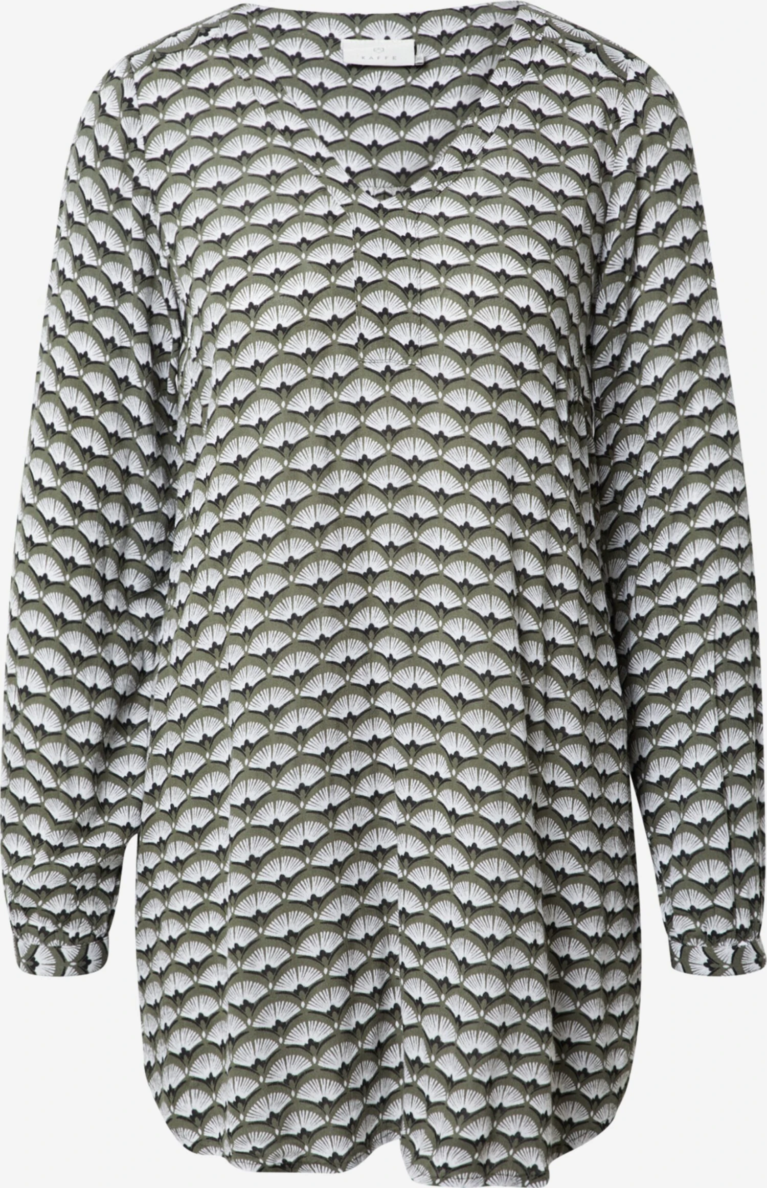 Kaffe Tunieken Tuniek Amber Dames Donkergroen 1 Kaffe Tunieken Tuniek Amber Dames Donkergroen