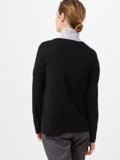 Kaffe Vesten Gebreid Vest Fenia Astrid Dames Zwart -Kaffe Verkoopwinkel e0224694cd0d82277a09d170f352cd14