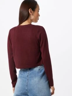 Kaffe Boleros Bolero Astrid Dames Bordeaux -Kaffe Verkoopwinkel e02bd87a48e98f8110106fbbb6ad4818