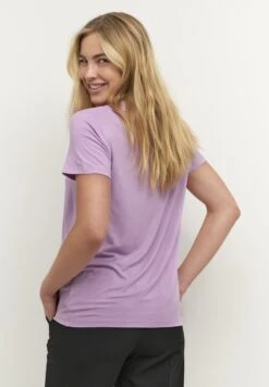 Kaffe Kakenya V-Neck - T-Shirt Print - Lupine -Kaffe Verkoopwinkel e0a04930a5c84824a8d20be6f0239bf7