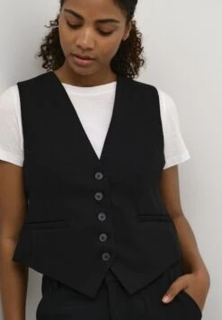 Kaffe Sakura- Bodywarmer - Black Deep -Kaffe Verkoopwinkel e12738fd451441c6aab7dc4106118a12