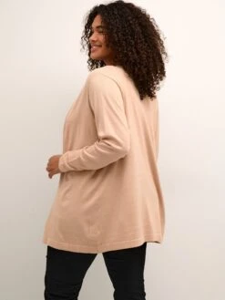 Vesten Gebreid Vest Farsia Dames Perzik -Kaffe Verkoopwinkel e20a773cf079ecfd3697d01c6d501fd2