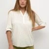 Kaffe Kasilona - Blouse - Chalk Mosstone Dot
