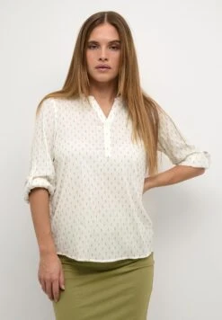 Kaffe Kasilona - Blouse - Chalk Mosstone Dot