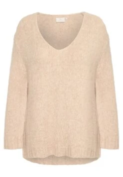 Kaffe Kaalioma 3/4 Sl- Trui - Smoke Gray Melange -Kaffe Verkoopwinkel e357cb7e09f44110a6a8d6990411200a