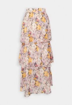 Kaffe Sorita Skirt - Maxirok - Beige/Pink/Orange -Kaffe Verkoopwinkel e3eccc981fb3463c90376470b5cbd8ad