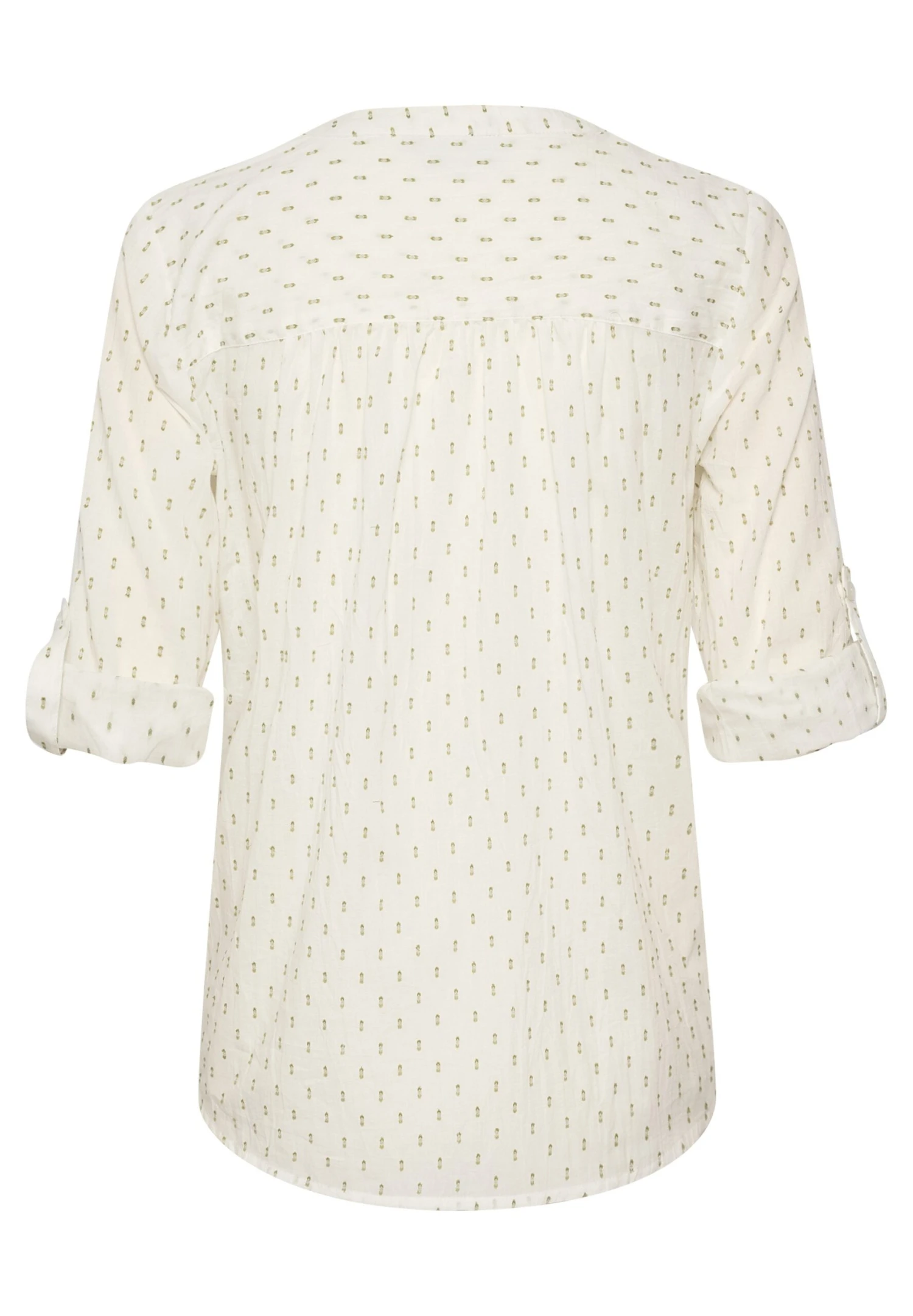 Kaffe Kasilona - Blouse - Chalk Mosstone Dot 6 Kaffe Kasilona - Blouse - Chalk Mosstone Dot - Afbeelding 6