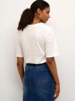 Kaffe T-shirts Shirt Cate Dames Natuurwit -Kaffe Verkoopwinkel e511aadbf57d81164dca4f9ce9bb9cc8