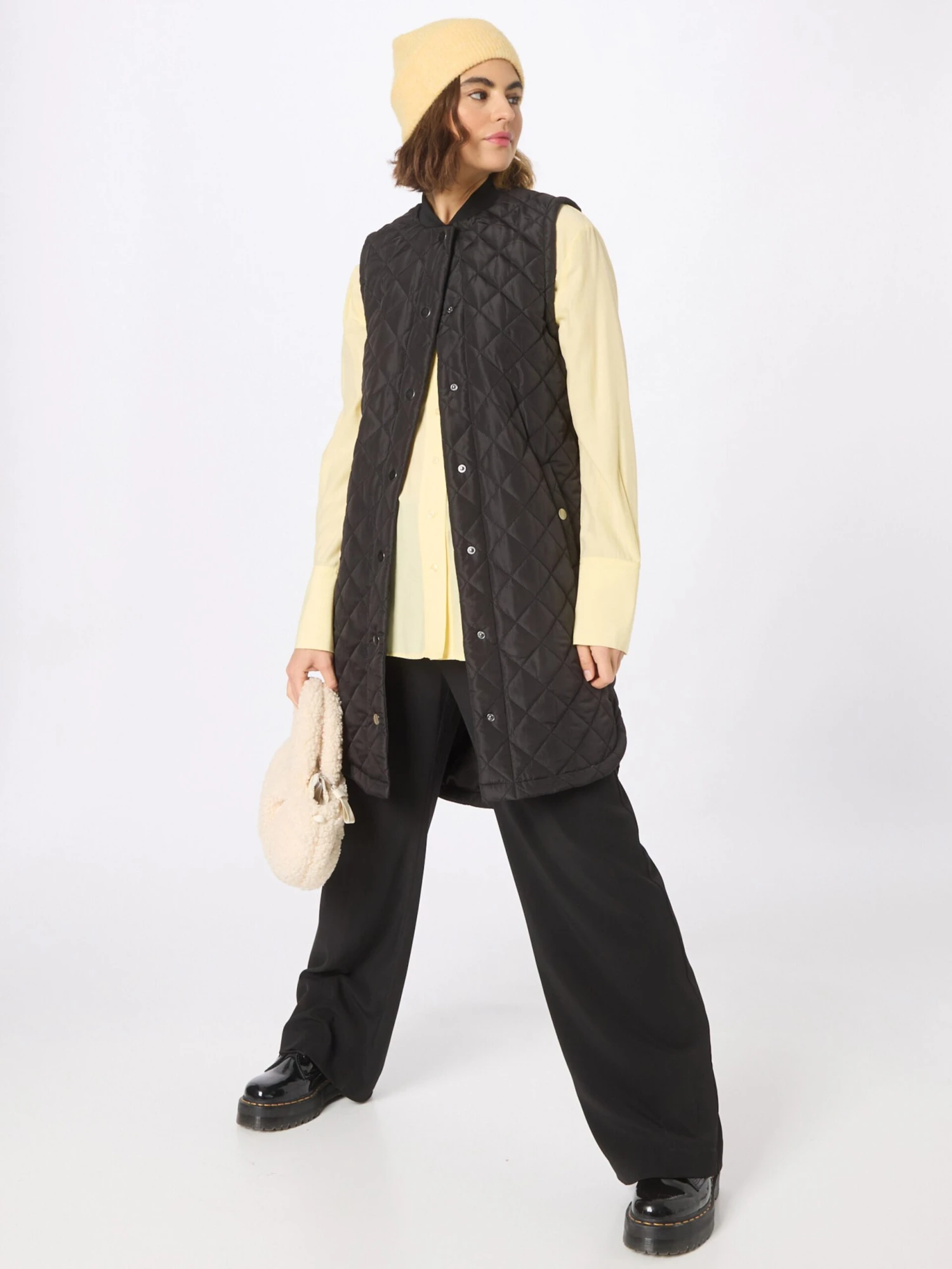 Kaffe Bodywarmers Bodywarmer Maria Dames Zwart 5 Kaffe Bodywarmers Bodywarmer Maria Dames Zwart - Afbeelding 5