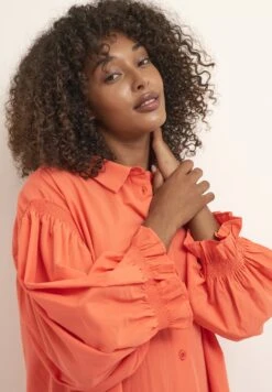 Kaffe Kakira - Blousejurk - Vermillion Orange -Kaffe Verkoopwinkel e59da2099fcc41c3b89ab852b31122c2