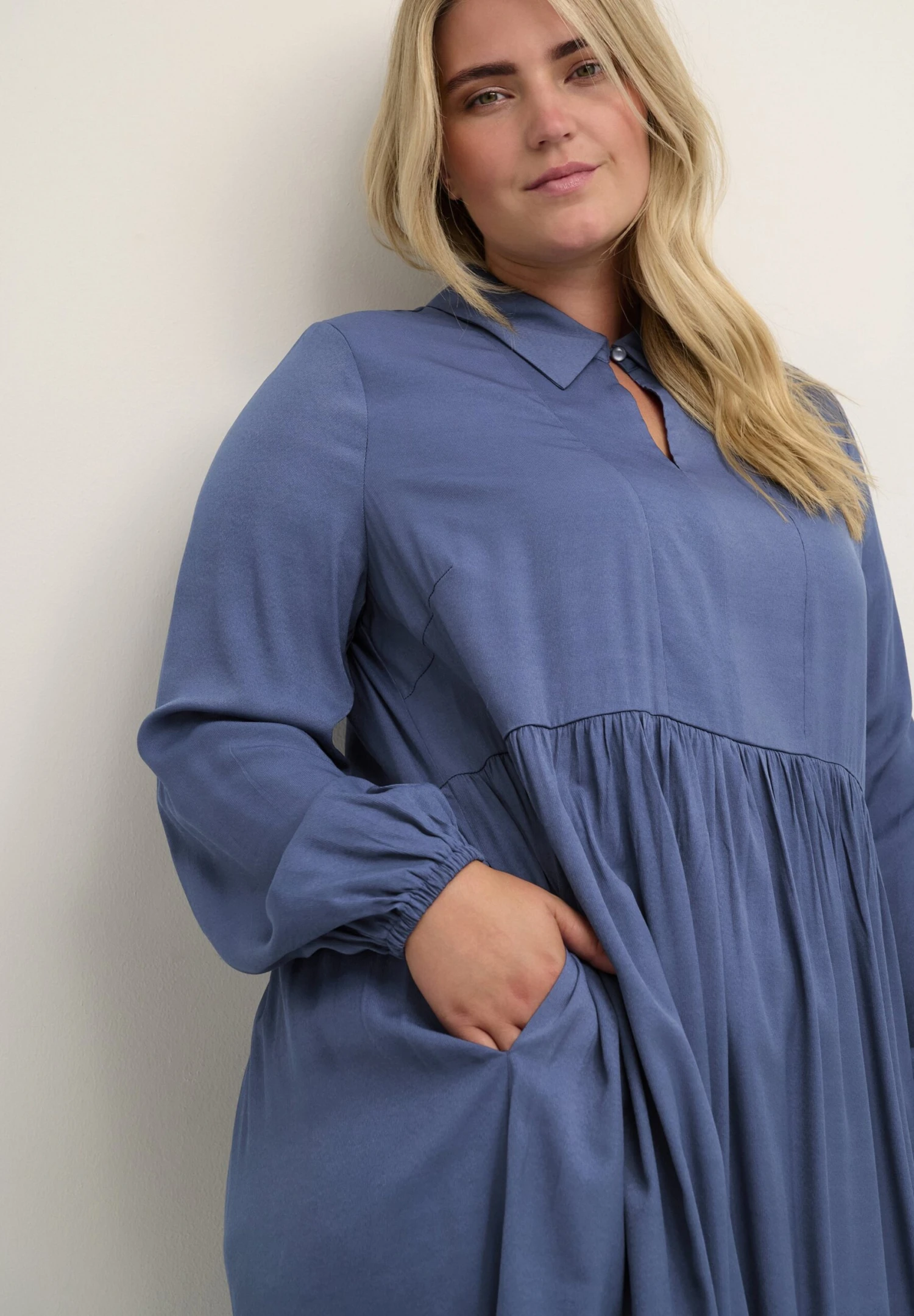 Blousejurk - Vintage Indigo 4 Blousejurk - Vintage Indigo - Afbeelding 4