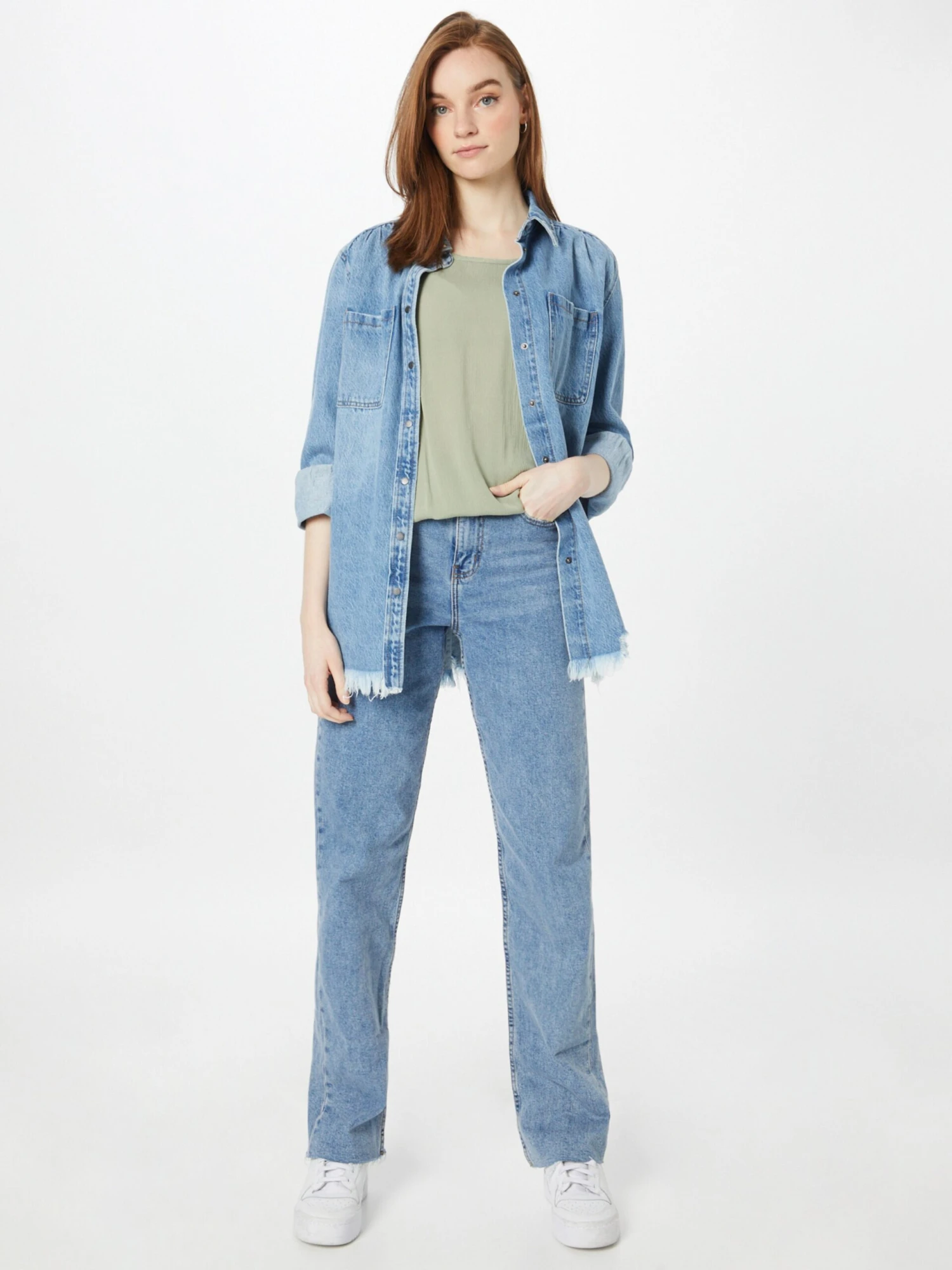 Kaffe Blouses Met Korte Mouw Blouse Amber Stanley Dames Lichtgroen 5 Kaffe Blouses Met Korte Mouw Blouse Amber Stanley Dames Lichtgroen - Afbeelding 5