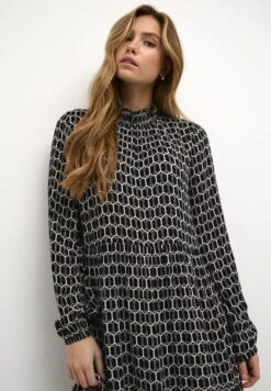 Kaffe Sally Amber - Jurk - Black Chalk Graphic Print -Kaffe Verkoopwinkel e877a1f423d44990b1e852727d81c73f