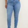 Kcena Flora - Slim Fit Jeans - Light Blue Denim