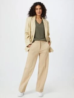 Kaffe T-shirts Shirt Alise Dames Kaki -Kaffe Verkoopwinkel e9003454bfc9304422f40a18294b61f9