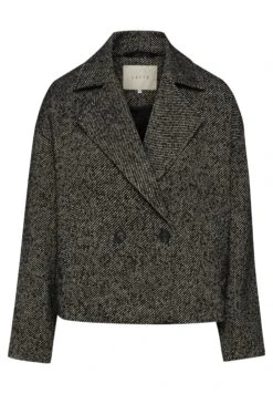 Kaffe Kaolivia - Blazer - Brown And Black Stripe -Kaffe Verkoopwinkel e926fc4e2d354183af49e54c4ec0f44a