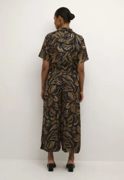 Kaffe Kadorita- Jumpsuit - Black Soft Silt Leaf Print -Kaffe Verkoopwinkel e9cc2406e65d478796268eb6110be8b8