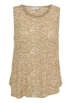Kaffe Kavivian- Blouse - Sand Orange Green Petit Fleur -Kaffe Verkoopwinkel ea4302ffd9034835b8f0c1863a362200