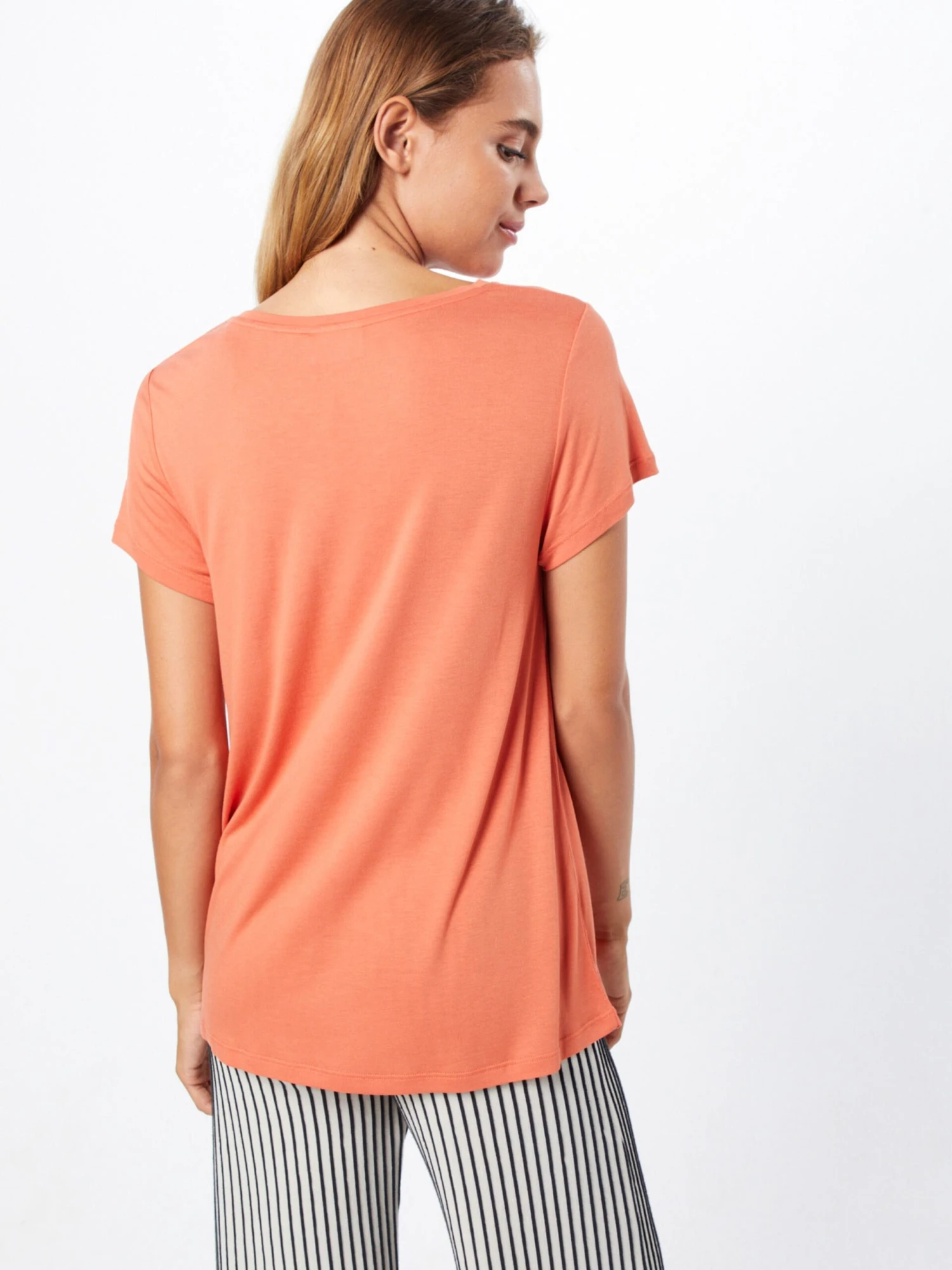 Kaffe T-shirts Shirt Anna Dames Oranje 3 Kaffe T-shirts Shirt Anna Dames Oranje - Afbeelding 3