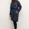 Kaffe Bpalya Quilted Jacket Coat - Winterjas - Midnight Marine