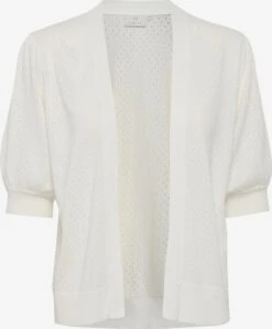 Kaffe Vesten Gebreid Vest Dali Dames Offwhite