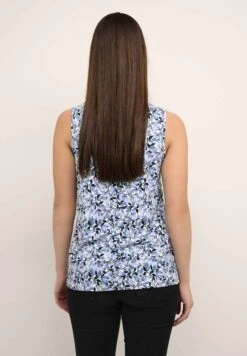 Kaffe BptinaSleeveless - Top - Blue Leaf Print -Kaffe Verkoopwinkel f0a8c6303e3b4713982bf6effe837fb7