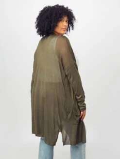 Vesten Gebreid Vest Sandy Dames Olijfgroen -Kaffe Verkoopwinkel f19bad08536f8952e79f75b07cdc5343