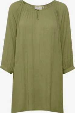 Kaffe Tunieken Tuniek Amber Dames Olijfgroen