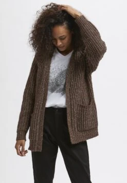 Kaffe Kananika - Vest - Brown Multi Color Melange