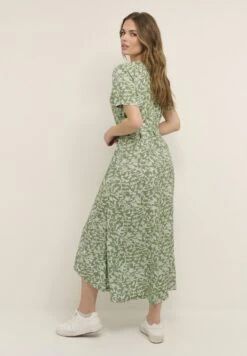 Kaffe Viola- Blousejurk - Green White Leaf Print -Kaffe Verkoopwinkel f953ad6c061a48119b5616826a45c36d