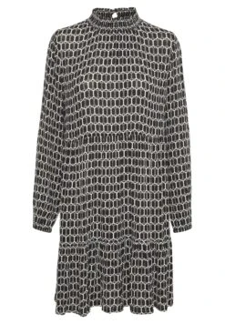 Kaffe Sally Amber - Jurk - Black Chalk Graphic Print -Kaffe Verkoopwinkel fa00d70af67c40bbad083c86dde62e9c