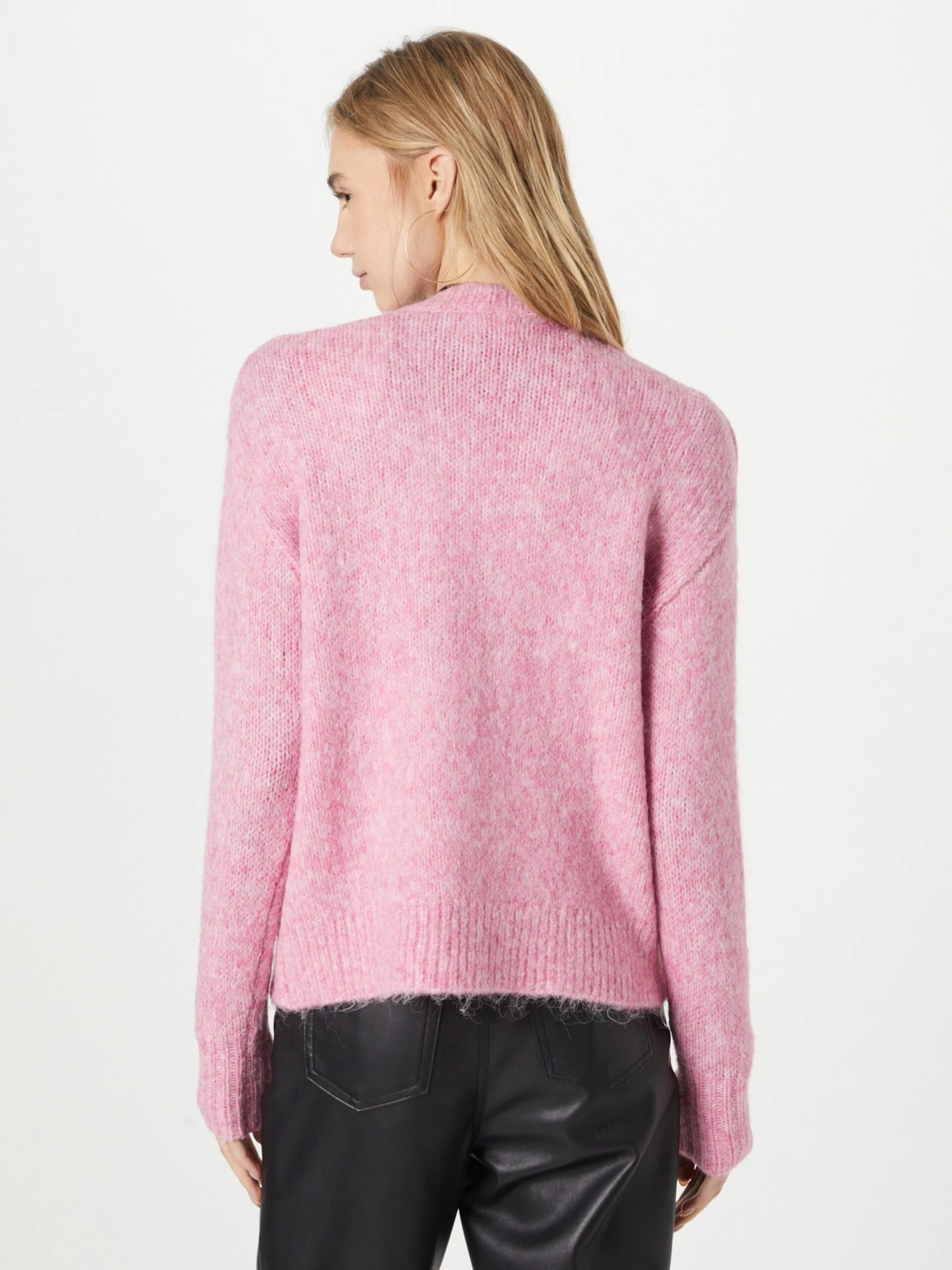 Kaffe Vesten Gebreid Vest Zaroline Dames Lichtroze 4 Kaffe Vesten Gebreid Vest Zaroline Dames Lichtroze - Afbeelding 4