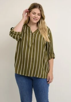 Sida - Blouse - Lizard Chalk Stripe