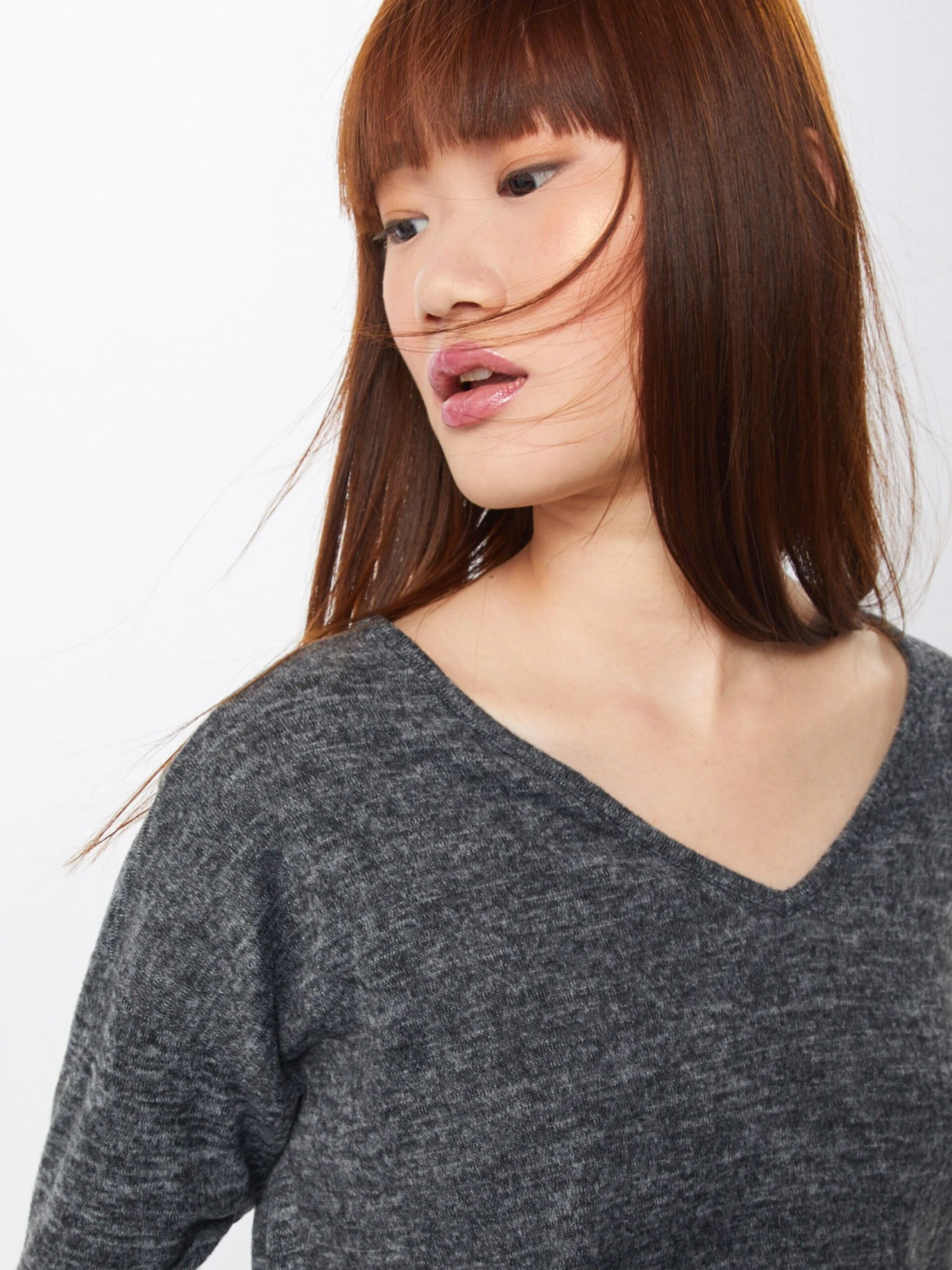 Kaffe Fijngebreide Truien Trui Siane Dames Donkergrijs 2 Kaffe Fijngebreide Truien Trui Siane Dames Donkergrijs - Afbeelding 2