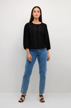 Kaffe Blouses Met Korte Mouw Blouse Dames Zwart -Kaffe Verkoopwinkel fdf1d4b0e6f65b037fe5268996b90a46