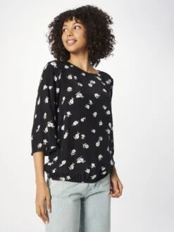 Kaffe Blouses Met Korte Mouw Blouse Obina Dames Zwart -Kaffe Verkoopwinkel fe211a3d3a48679b3c30797def4faa6e