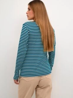 Kaffe Longsleeves Shirt Liddy Dames Blauw -Kaffe Verkoopwinkel febcf7ac77071766476660dac527bcb8